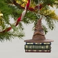 thumbnail image 5 of Adorno navideño, sombrero seleccionador de Harry Potter, sonido animatrónico y movimiento, sombrero mágico artesanal de resina decorativo, 5 of 5