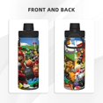 thumbnail image 3 of Mario Sports Botella de agua aislada de acero inoxidable Taza portátil Botella de agua al aire libre Moda Viajes Fitness Estudiante\r\n Talla única., 3 of 7