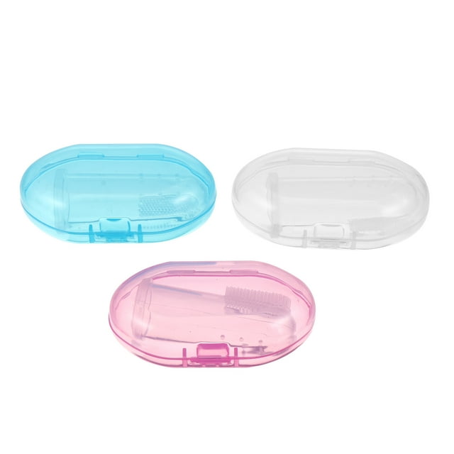 3pcs Silicone Baby Finger Toothbrush Infant Toddler Teeth Clean Tool Tooth Brush