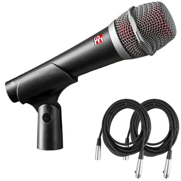 sE Electronics V7 Handheld Dynamic Microphone Bundle with 2 XLR Cables
