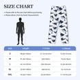 thumbnail image 2 of Mens Pajama Pants - Soft Sleep & Lounge Pants for Men, Cartoon Funny Cute Shark_B Cuteness Casual PJ Bottoms Pants with Pockets, 2 of 5