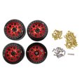 thumbnail image 2 of 1:10 Drift Car Wheel Rims, Five Sided Triangular Hole 4pcs IFR Skarn Pressure Ring Compatible 1:10 RC Car Wheel Hub  for 1.9 Inch Tyres, 2 of 7