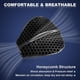 thumbnail image 3 of Cojín plegable de gel para asiento de motocicleta, gran estructura de panal 3D, absorción de impactos y almohadilla de asiento transpirable para viajes largos (L), 3 of 5