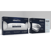 Tempur Pedic Memory Foam Dual Sided 2 in 1 Pillow, Queen Size, Adult
