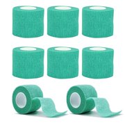 Tattoo Grip Cover Wrap,8PCS Disposable Cohesive Tattoo Grip Cover Elastic Bandage Handle Grip Tube for Tattoo Machine Tattoo Grip Accessories(Green)