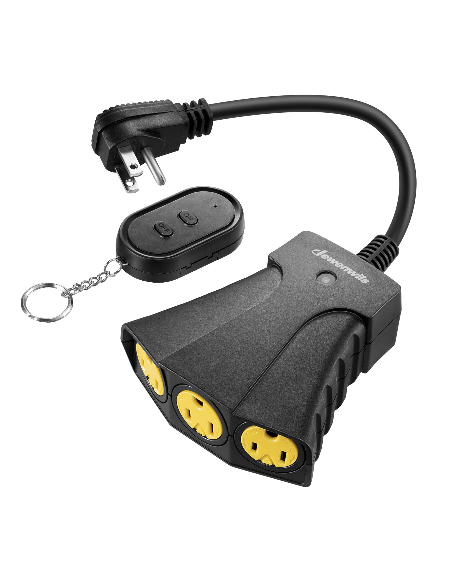 Yellow Jacket 827362 Outdoor 5-Outlet Adapter Converter - Walmart.com
