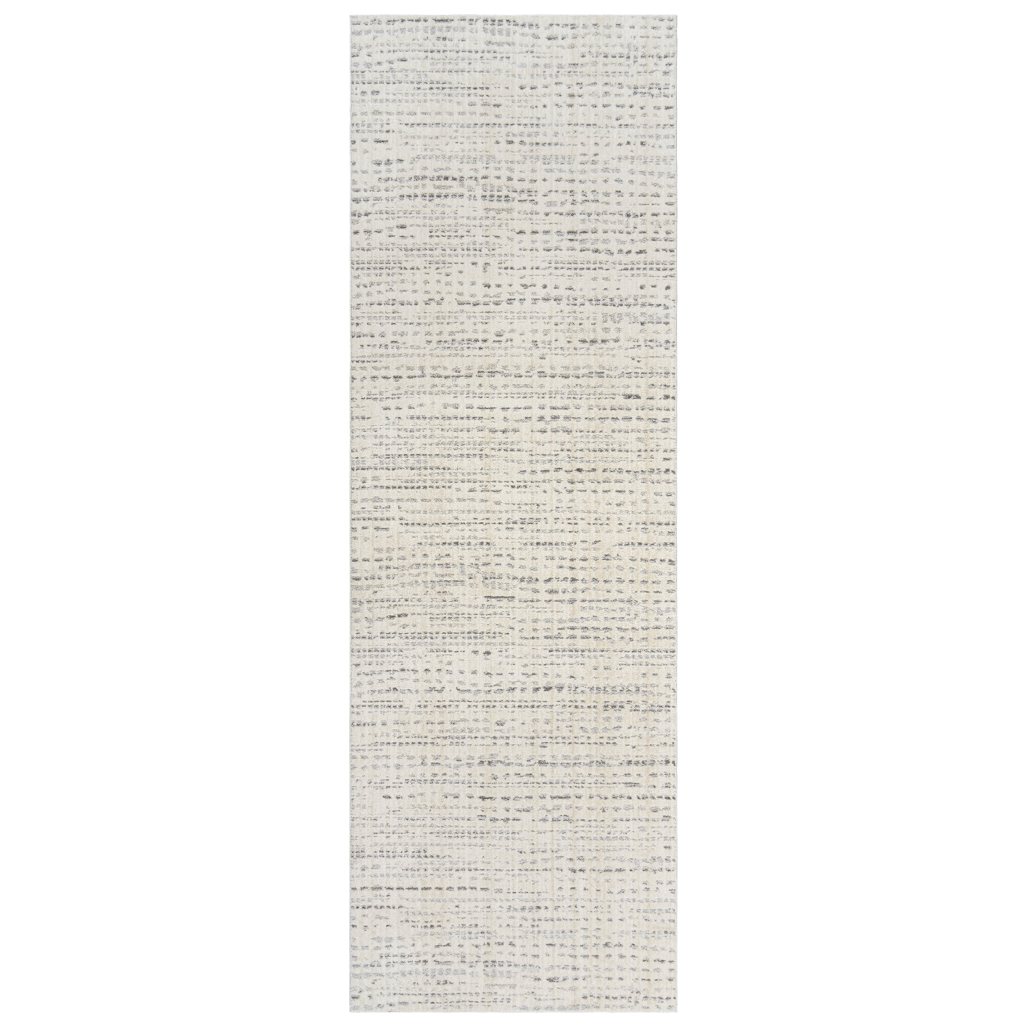 Gertmenian Sydney Vania Bohemian Polka Dot Cream Area Rug, 2x8
