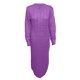 thumbnail image 2 of VISgogo Vestido de Punto de Manga Larga para Mujer, Patrón de Ganchillo Color sólido Acanalado Cuello Redondo Casual Fiesta de Club Largo de una Pieza VISgogo  moda, 2 of 5