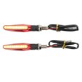 thumbnail image 1 of Motorcycle LED Warning Light, Super Bright Turn Signal Lights Waterproof Durable  For Sport Bike Red, 1 of 8