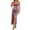 Pink, variant on Fiaer Women's Elegant Satin Deep V Neck High Slit Ruched Slim Fit Strapless Evening Prom Maxi Dress XS