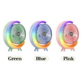 thumbnail image 4 of Colorful Running Lights Usb Rechargeable Desktop Fan Home Office Mute Desktop Fan Deals Of The Day Clearance Gifts For Womem/Men, 4 of 8