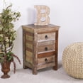 thumbnail image 2 of Beaumont Lane Commode d'Appoint Rustique Côtière Moderne en Bois Multicolore, 2 of 8