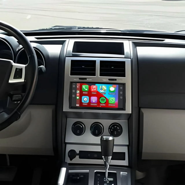 2+64GB Android 15 Car Stereo For Dodge Nitro 2007-2012 - 7" IPS Touchscreen, CarPlay & Android Auto Compatible with GPS, WiFi, Mirror Link, Bluetooth, SWC + AHD Backup Camera & Microphone