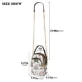 thumbnail image 2 of FORMRS Crossbody Bag for Women Quilted Travel Shoulder Cell Phone Purse with Chain Strap Handbag, White Nordic Christmas House, 2 of 7
