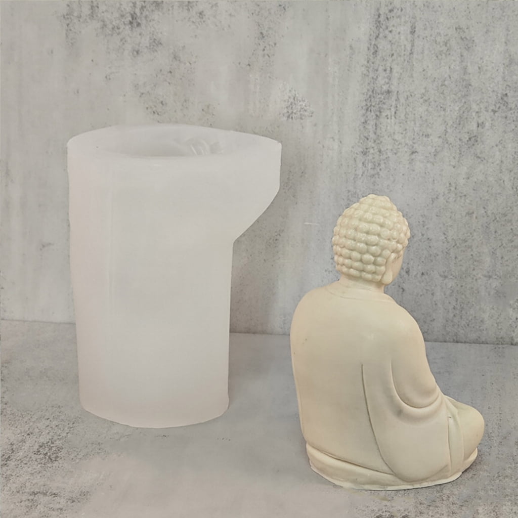 ZPAQI Figure Molds Candle Moulds Buddhism Shape Silicone Crafts Mold Silicone Material For Valentine's Day gifts