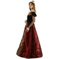 thumbnail image 3 of Costume de Reine Rouge Robe Royale Reine de Cœur Halloween Médiévale Cœurs Rouges, 3 of 6
