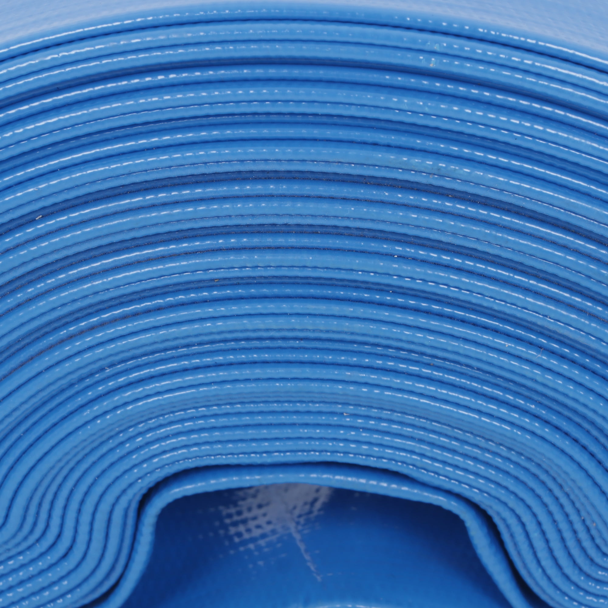 labwork 1-1/2" x 100FT Blue PVC Lay Flat Water Hose Discharge Hoses For Pool Backwash