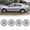Lacquer, variant on 4Pcs/set Cover Hubcaps ,16 Inch Hubcaps Wheel Rims Cover for 2014-2016 TOYOTA COROLLA Compatible With Steel Wheels and Snap On Installation ABS+PC Material（16-Inch, Lacquer)