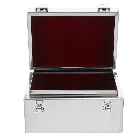 TABLZONE Stainless Steel Lockable Cash Safe Box Fireproof Organizer