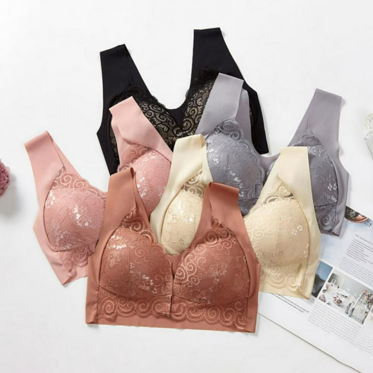 New Arrival Sexy Push up Double Padded Bra for Women Lace Bra for Small  Bust Half Cup Breathable Gathering Soft Stuff Bras for Girls Special Bridal