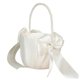 thumbnail image 5 of Cesta de flores para niña, cesta de pétalos de flores con asa, elegante cesta de cintas de satén blanco para suministros de boda, foto de decoración, mayimx Cesta de boda, 5 of 9