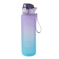 thumbnail image 1 of ¡Libre! Botella de agua de 32oz, taza deportiva con marca de tiempo inspiradora y filtro extraíble, adecuada para fitness y transporte al aire libre, 1 of 2
