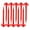 Red, variant on 10Pcs Plastic Tent Pegs, Heavy Duty Plastic Tent Nails for Fixing Camping Tent Rain Tarps Garden Awning Pegs for Outdoor