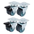 thumbnail image 1 of Juego de 4 ruedas para muebles de 50 mm - Ruedas giratorias con freno - 2 ruedas con freno, 2 ruedas giratorias Ruedas resistentes para uso en interiores y exteriores -, 1 of 5