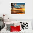 thumbnail image 5 of Orinice Sunset Ocean Paradise Beach Gloss Poster - Large   20x16in, 5 of 6