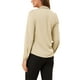 thumbnail image 3 of BLUSA DE MANGA LARGA CON BOTONES Y CUELLO TIE PARA MUJERES INSPIRE CHIC XL COLOR ALBARICOQUE, 3 of 7