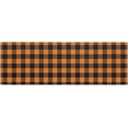 thumbnail image 2 of Kitchen Rugs and Mats Set of 1 Halloween Orange Geometric Plaid Kitchen Sink Mat,Non-Slip Area Runner Rug,Washable Floor Mat for Home Dining Room Office 20"x47", 2 of 6