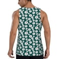 thumbnail image 3 of Haiem Daisies Flowers Men Workout Tank Top Gym Bodybuilding Sleeveless Muscle T Shirts Athletic Tank Breathable Workout Shirt-XX-Large, 3 of 9