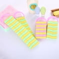 thumbnail image 6 of JANGSLNG Exfoliating Washcloth Extra Long Super Absorbent Quick Dry Rich Foam Handle Design Bathroom Shower Use Body Back Scrubber Towel Bathroom Supplies, 6 of 7