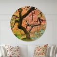 thumbnail image 2 of Designart 'Autumn Maple Tree ' Modern wall clock, 2 of 6
