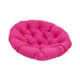 thumbnail image 5 of Almohada de piso de cojín de silla redonda, asiento de almohadilla de almohadilla de patio multipropósito transpirable para habitaciones familiares Rosa rojo, 5 of 8