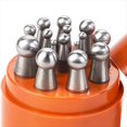 thumbnail image 3 of Juego de Punzones de Doming Block, Punzones de Dapping para Procesamiento, , Herramientas de Conformado Metal, Herramientas Estampado para Dar Forma A Cuentas, 15 Piezas, 3 of 5