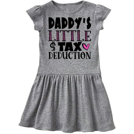 

Inktastic Daddy s Little Tax Deduction Pink Hearts Gift Toddler Girl Dress