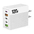 thumbnail image 2 of USB Wall Charger Block Multi Port Fast Charging Adapter, 5 Port USB Charger for Phone Tablet Laptop Accessories, Compact Power Adapter for Home Travel Office Charging Use, 2 of 6
