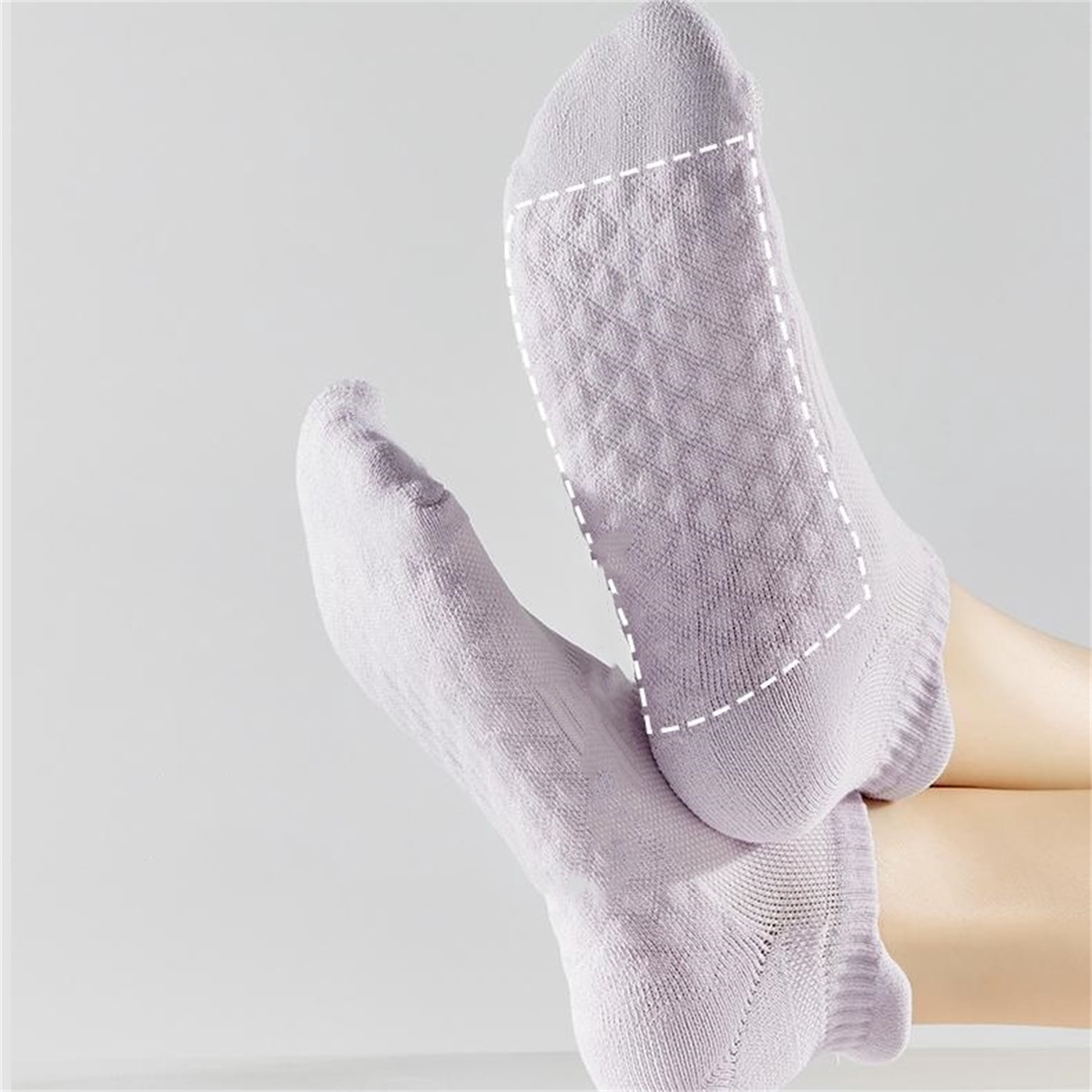 Sookeceks 6 Pairs Ankle Socks for Women, Cushioned Low Cut Sports Socks for Women With Heel Tab Size 5-12