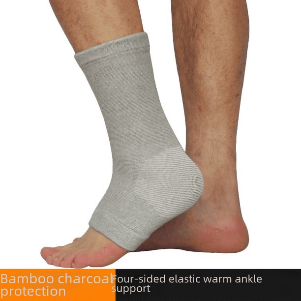 Puños de tobillo deportivos cálidos de cuatro lados para correr, puños de tobillo, protección para el talón y el tobillo para mujer