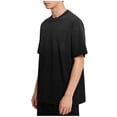 thumbnail image 2 of Handshe Men's Casual T-Shirt with Relaxed Fit, Distressed Wash, Gradient Design for Daily Wear and Casual Outings, 2 of 5