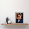 thumbnail image 2 of US President Richard Nixon Portrait Photo Artwork Framed Wall Art Print A4, 2 of 4