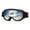 01Black Frame Silver Lens/VLT11.7%, variant on Cyxus Ski Goggles for Men Women 100% UV Protection OTG Snowboard VTL12%（Black Frame Gray Lens）