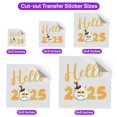 thumbnail image 5 of Hello 2025 Persian Celebrates Happy New Year Firework Balloon Cutout Transfer Sticker Cat Lover Kitten Owner Gifts Transparent Decal Art Decor - 02024, 5 of 5