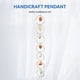 thumbnail image 2 of Cristal crudo 7 Chakra Piedra preciosa Artesanía Colgante Decoración de pared Adorno colgante Armonizar energía, Luna del Este East Moon Colgante artesanal, 2 of 7
