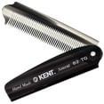thumbnail image 2 of Kent 82T Handmade Folding Pocket Comb for Men, Fine Tooth Hair Comb Straightener for Everyday Grooming Styling Hair, Beard or Mustache, Use Dry or with Balms, Saw Cut Hand Polished, Made in England, 2 of 23
