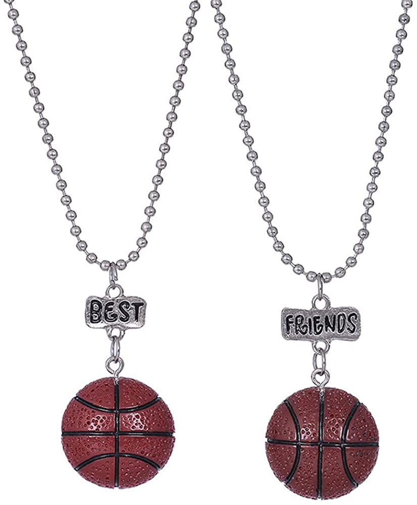 Jesus Protect this Basketball Athlete Necklace Girl