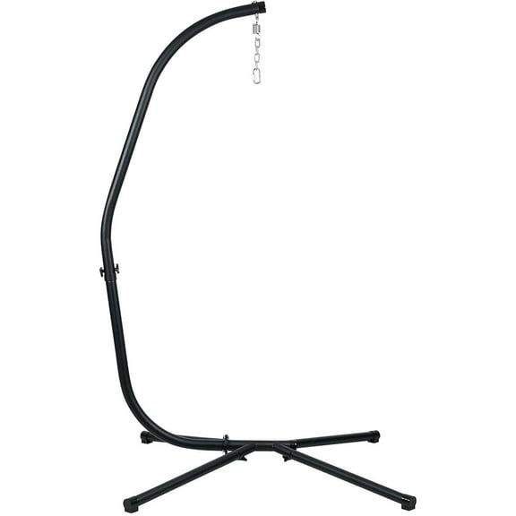 PYYP Hammock Steel Stand Only C-Stand for Hanging Hammock Chairs - 300 Pound Capacity