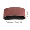thumbnail image 2 of Uxcell 10 Packs Sanding Belts 3 x 18 Inch Belt Sander Paper 120 Grit Aluminum Oxide Sandpaper for Polishing Wood Metal, 2 of 6