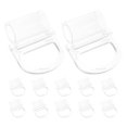 thumbnail image 1 of 12pcs Roller Shade Pulls Clear Cordless Shade Pull Handle Transparent Handles For Blinds Roller Shade Clips Cordless Shade Handle, 1 of 9